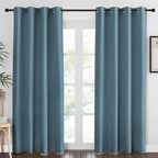 NICETOWN Blackout Curtains 84 Inch Length, Thermal Insulated Room Darkening by NICETOWN