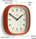 JONES CLOCKS® Marvel Wall Clock | Modern Retro Rounded Square Clock | 10 inch | - Image 4