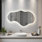 Modern Irregular LED Bathroom Mirror - Image 4