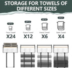Xstydes Towel Racks for Bathroom, Metal Towel Holder - Image 6