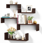 SRIWATANA Floating Shelves for Wall, Wall Shelves for Bathroom, Living Room by SRIWATANA