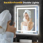 Hivone 28X32 LED Bathroom Mirror - Image 2