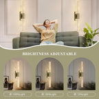camuucci Battery Operated Wall Sconces Set of 2 Rechargeable Battery Powered - Image 5