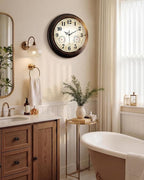 Vintage Wall Clock 16 Inch Quartz Silent Non-Ticking Analog Clock - Image 9