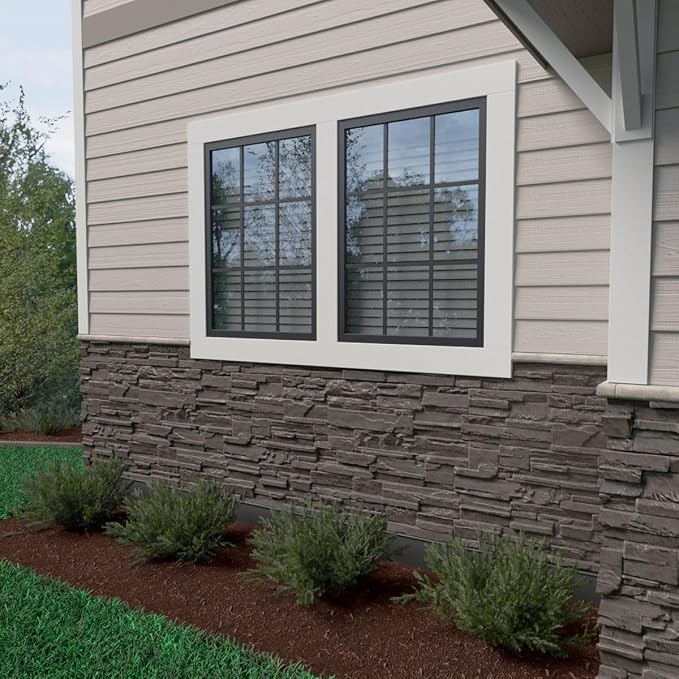 Ekena Millwork 48 5/8"W x 24 3/4"H x 1 1/4"D Cascade Stacked Stone, StoneWall - Image 12
