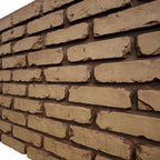 EverStone Aged Brick Faux Brick Panel, 46 7/8"W x 27"H x 1 1/4"D, Terracotta - Image 7