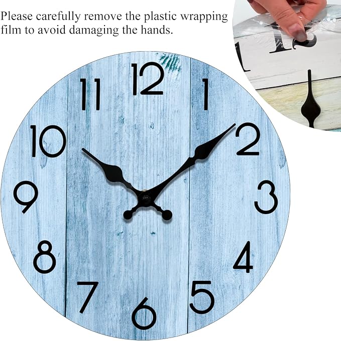 Wall Clock, Modern Wall Clocks Battery Operated, Silent Non Ticking Clock - Image 9