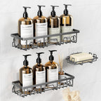 Shower Caddy, 3 Pack Shower Shelves - Image 9