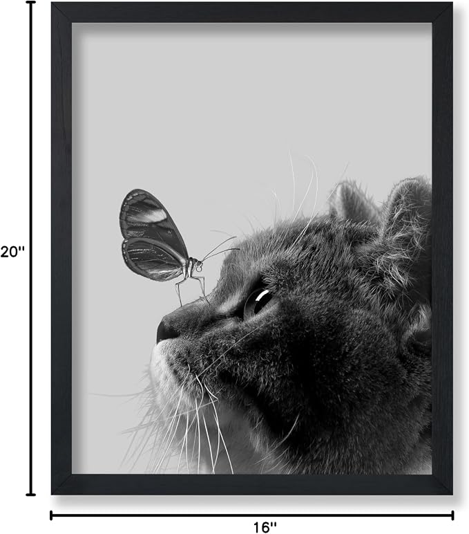 Poster Master Butterfly on Cat Poster - Image 7