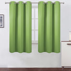 LEMOMO Light Green Thermal Blackout Curtains/38 x 63 Inch/Set of 2 Panels Room - Image 2