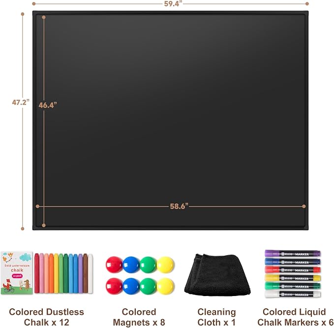 SELEAD Magnetic Chalkboard 60 x 48 Inches - Image 9