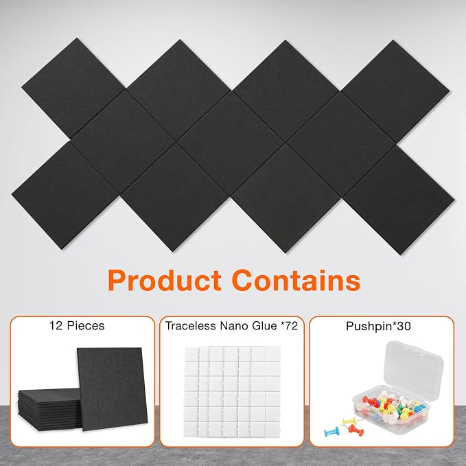Large Cork Boards for Walls, 12 Pack Bulletin Boards Alternative, Cork Board - Image 3