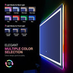 LOAAO 72"X36" Inch RGB LED Bathroom Mirror - Image 4