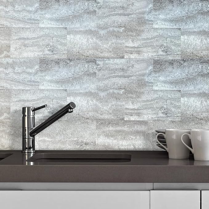 AULIGET 20-Piece Peel and Stick Backsplash Wall Tiles, Laundry Room - Image 2