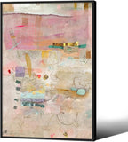 Abstract Modern Watercolor Painting Wall Art Trendy Vibrant Pastel Posters by Medpol