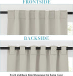 RYB HOME Blackout Curtains for Living Room, Privacy Thermal Insulating Window - Image 6