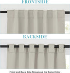 RYB HOME Blackout Curtains for Living Room, Privacy Thermal Insulating Window - Image 6