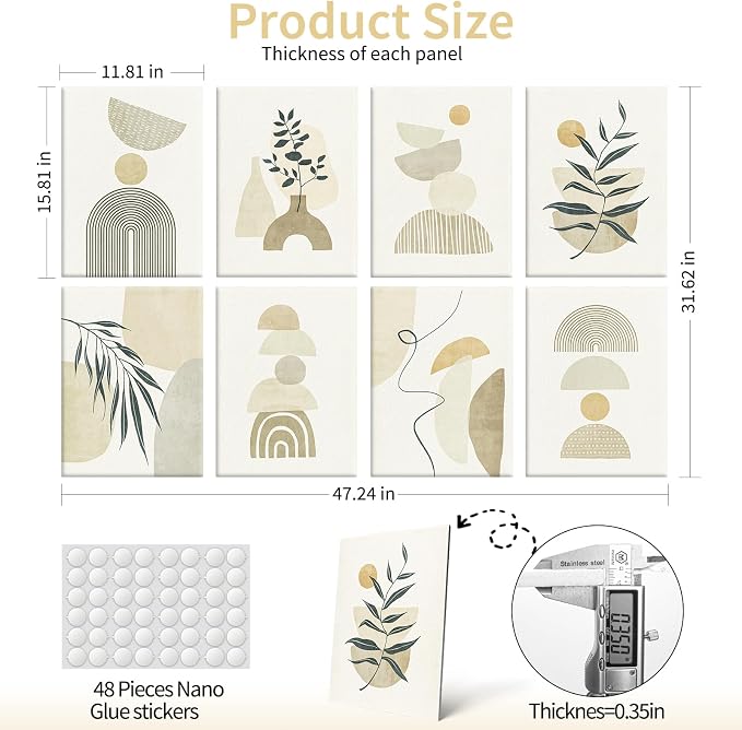 Art3d Soundproof Wall Panels 48"x32", Sound Absorbing Decorative Wall Panels - Image 5