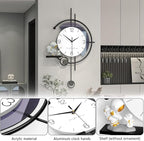 Modern Wall Clock Large Minimalist Decorative Wall Clocks Creativity Silent Non - Image 5