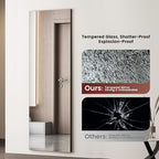 Kosmonia Full Length Mirror, HD Reflection, Standing or Leaning Full Body Mirror - Image 7