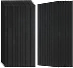 Wood Veneer Sound Panels, 10 Pack 47.2”x23.6” Wall Panels, Decorative Acoustic by AUTORIFIC