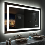 LOAAO 48"X32" LED Bathroom Mirror by LOAAO