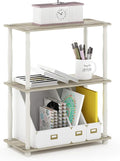 Furinno Turn-N-Tube 3-Tier Compact Multipurpose Shelf Display Rack by Furinno-FitsYourSpaceFitsYourBudget