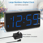 Peakeep Digital Alarm Clock for Bedroom Bedside, Loud Alarm Clock for Heavy - Image 2