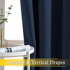 NICETOWN Bedroom Window Treatment Blackout Curtain Panel - Image 6