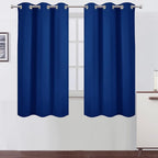 LEMOMO Blackout Curtains 40 x 63 inch/Royal Blue Curtains Set of 2 by Lemomo