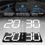 CHKOSDA LED Large Digital Wall Clock, Oversize Wall Clock - Image 5