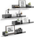 upsimples Acrylic Shelves for Wall Decor, Living Room, Floating Bookshelves for by upsimples