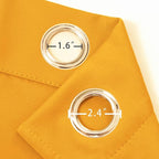LEMOMO Blackout Curtains 52 x 120 Inch Long Yellow Curtains Set of 2 Panels - Image 5
