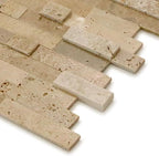 SUNWINGS 5-Sheet Peel and Stick Mosaic Natural 3D Stone Self Adhesive Marble - Image 3