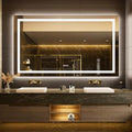LOAAO 68"x40" LED Bathroom Mirror by LOAAO