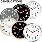 AKCISOT 14 Inch Wall Clock Silent Non-Ticking Modern Wall Clocks Battery - Image 4