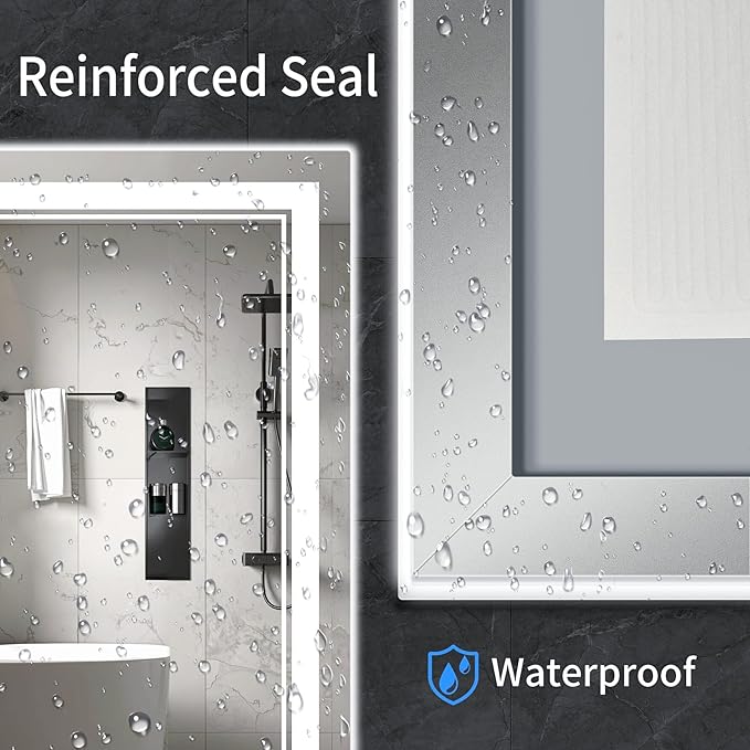 36"x30" LED Bathroom Mirror - Image 5