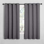 NICETOWN Grey Blackout Curtain Panels - Image 2