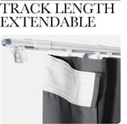 NICETOWN Room Divider Curtain & Adjustable Ceiling Track Set, W100 xL84 - Image 3