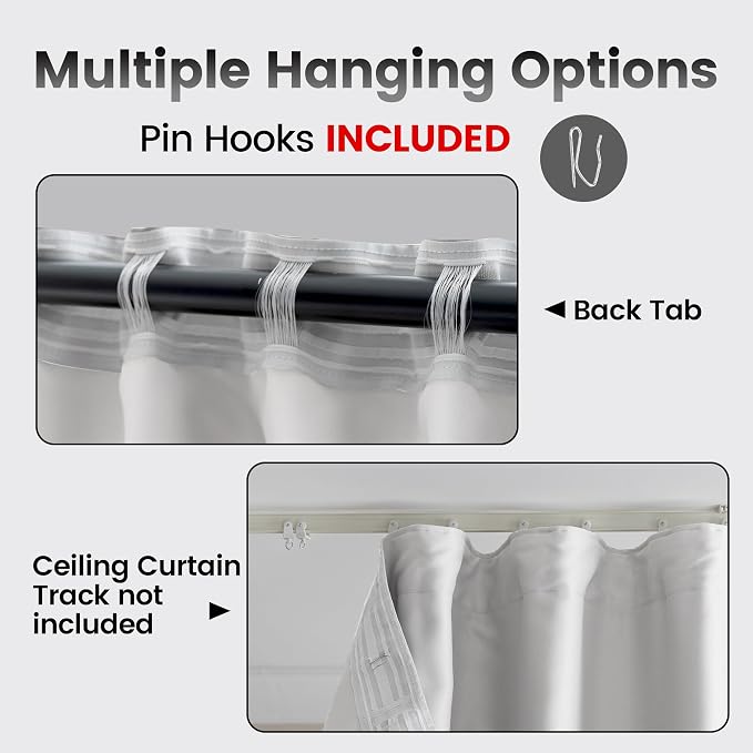 Wall to Wall Room Divider Curtains - Image 2
