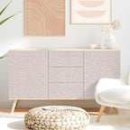 Beige Grasscloth Peel and Stick Wallpaper, Modern Textured Wallpaper 15.75inch - Image 8
