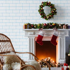Chuangdi 2pcs 4.5 x 9 Feet Brick Wallpaper Peel and Stick Backdrop Tablecloth - Image 6