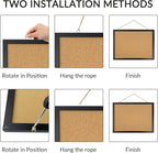 GDMINLO Black Cork Bulletin Board, 17.7 X 13.3 inches - Image 5