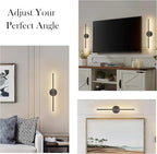 KARTOOSH Battery Operated Wall Sconces, Dimmable Wall Sconces Set of Two - Image 6