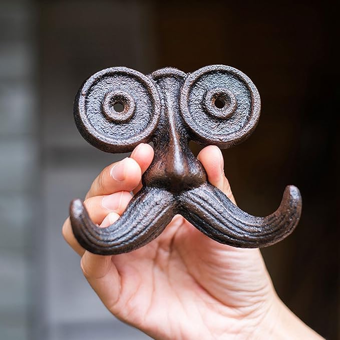 Cast Iron Hook, Heavy Duty Vintage Cast Iron Hook - Image 2