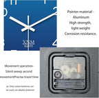 XNM 10 Inch Modern Navy Blue Clock - Image 7