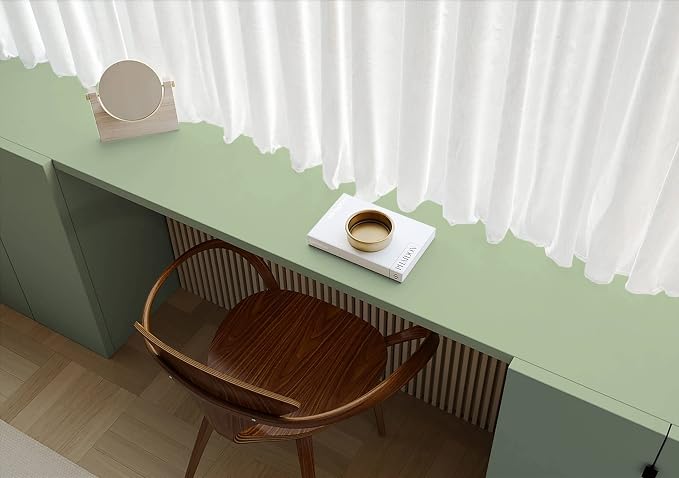 Dimoon 78.7''x17.3'' Green Skin Peel and Stick Wallpaper Contact Paper Modern - Image 3