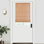 LazBlinds No Tools No Drill Bamboo Roller Shades, Cordless Bamboo Blinds by LazBlinds