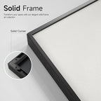Framed Black and White Gray Modern Abstract Wall Art, Minimalist Art Prints - Image 5