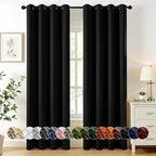 MIULEE Blackout Curtains for Bedroom Living Room 2 Panels, Thermal Insulated by MIULEE